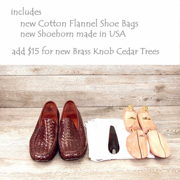 Allen Edmonds MESSINA Italian Loafer 12 B Narrow Brown * add $15 new Trees main image 6